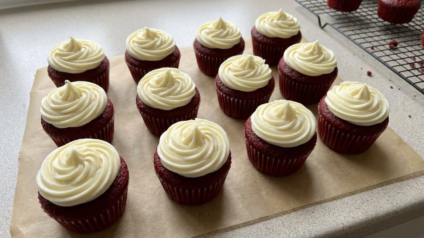 red velvet cupcakes