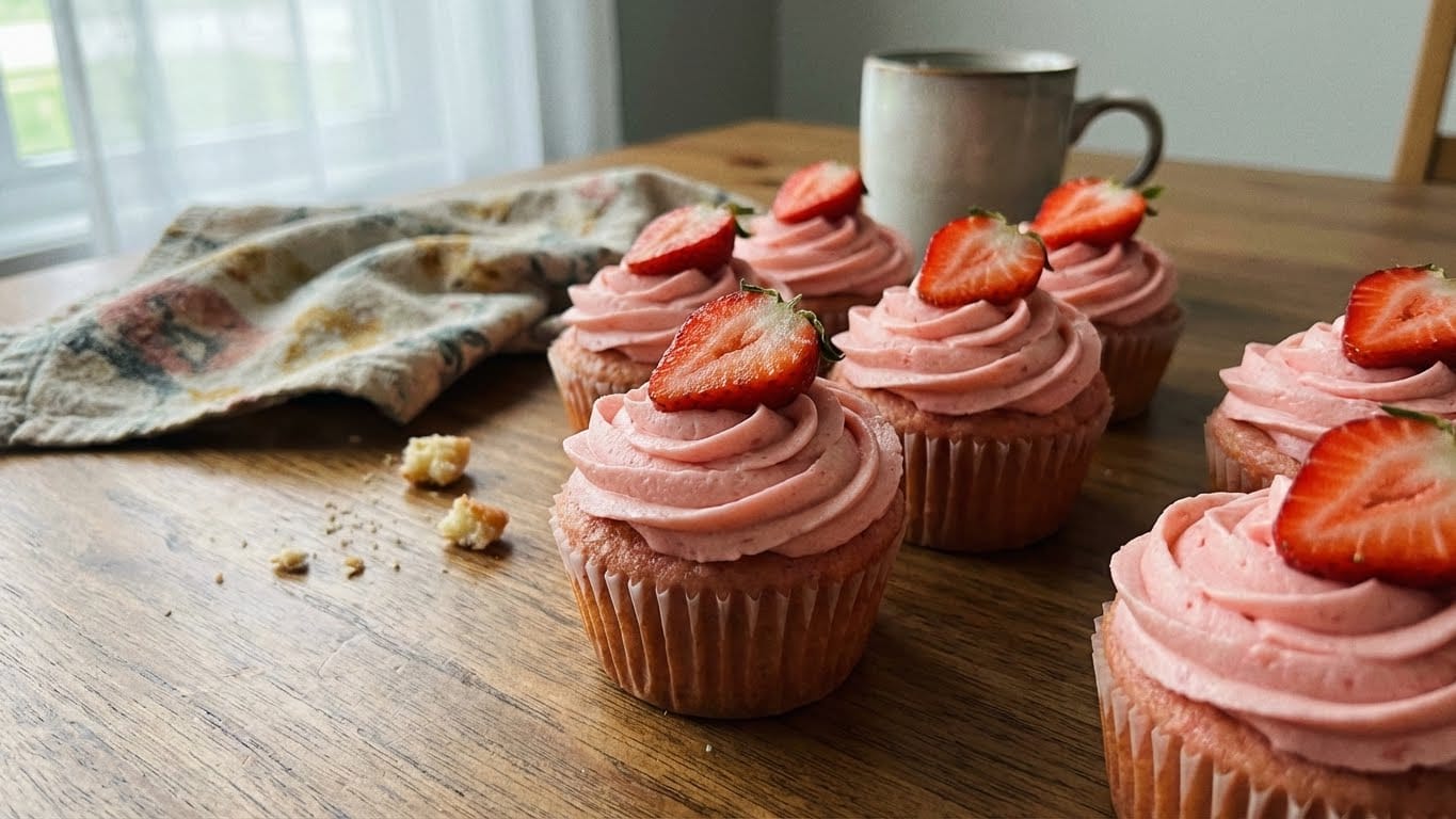 strawberry cupcakes