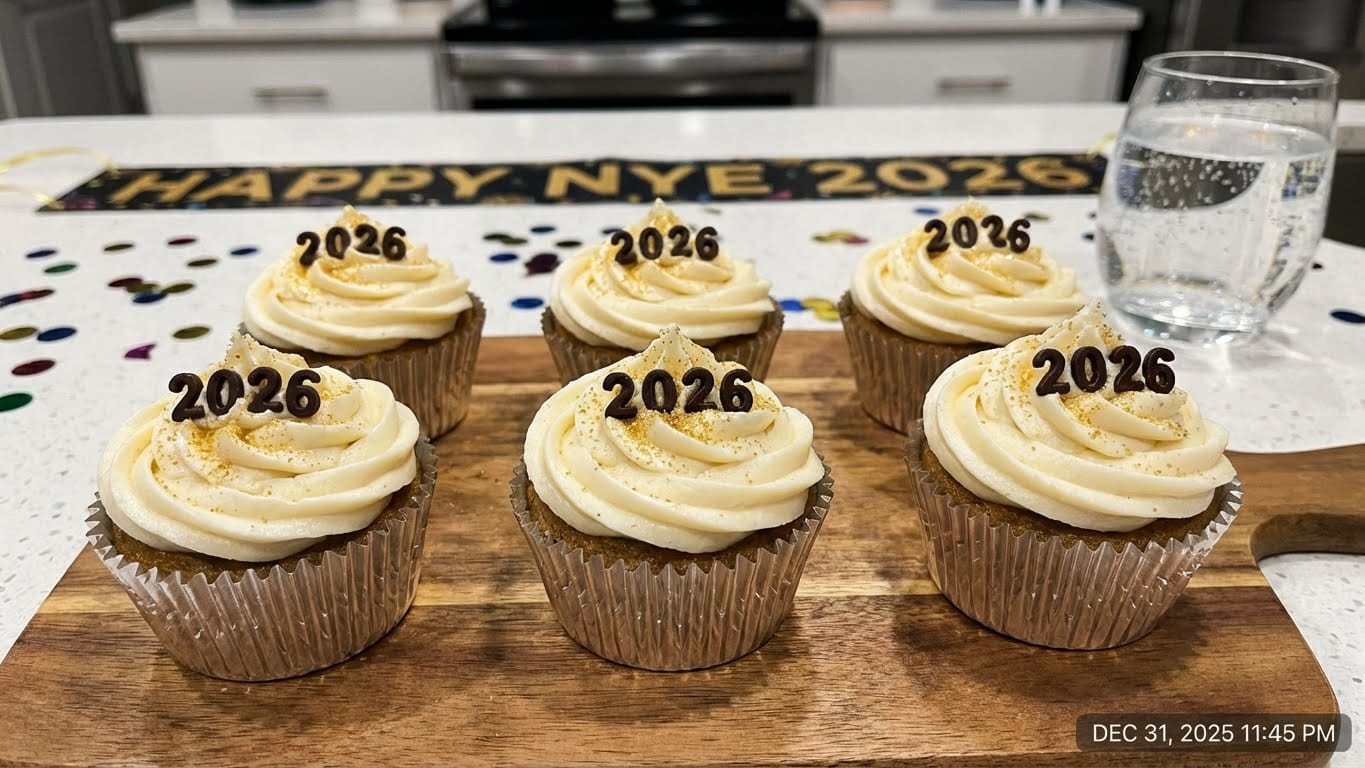 Low-sugar Eve cupcakes