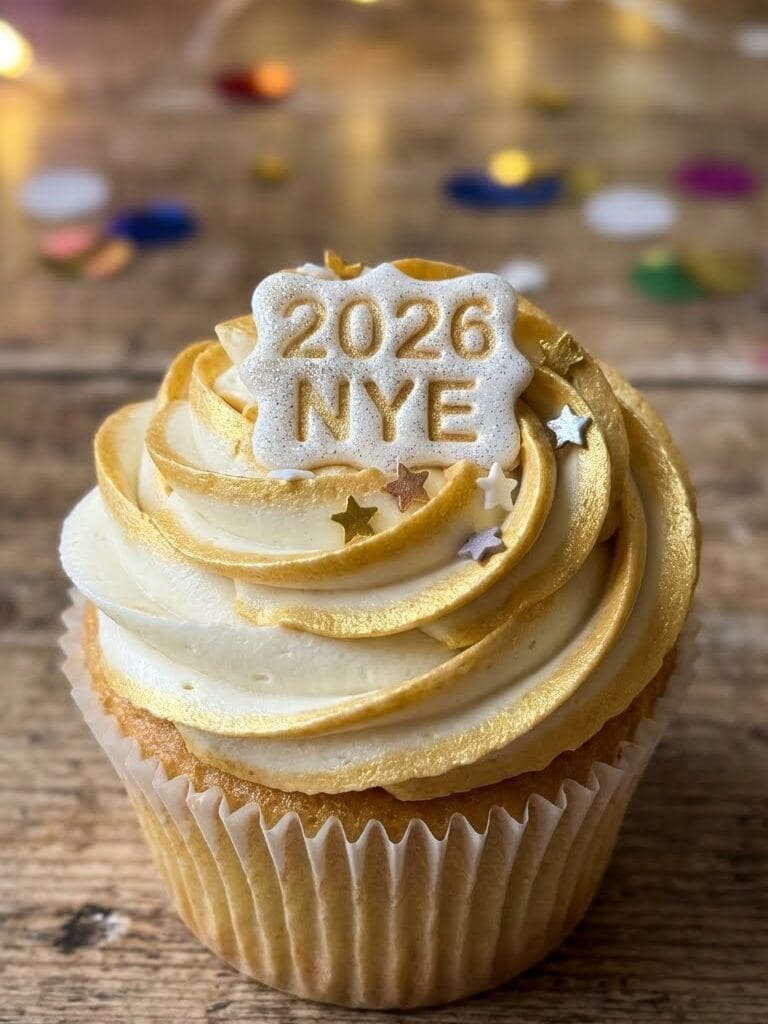 Vegan New Years cupcakes ideas