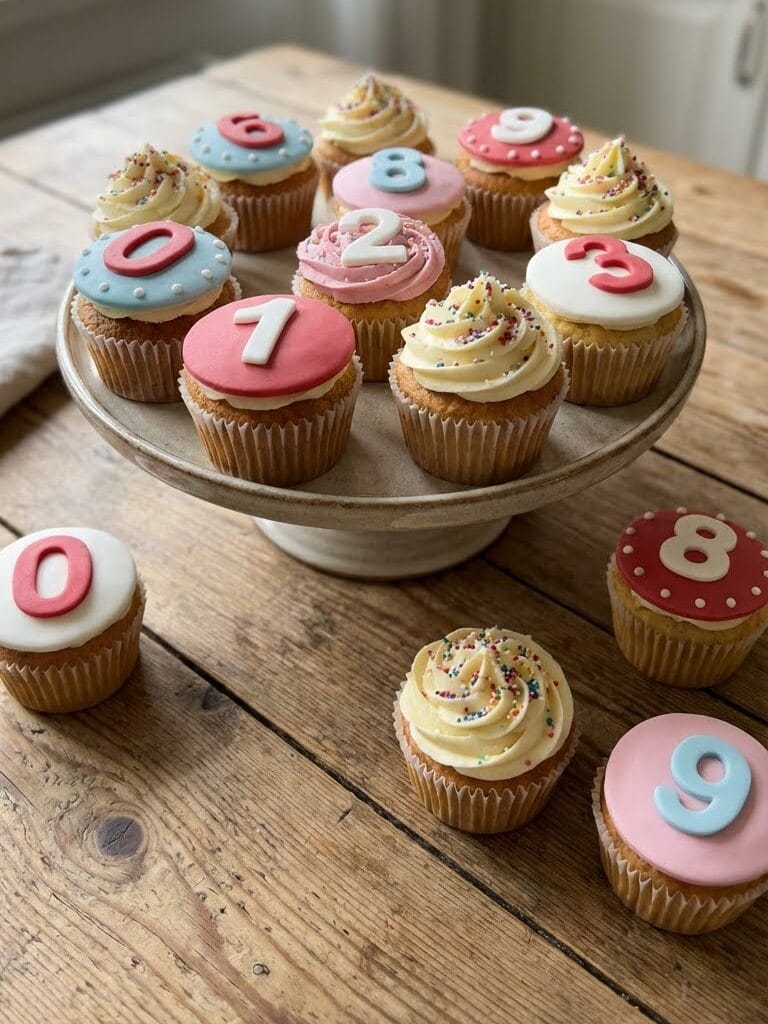 Countdown cupcakes for New Years