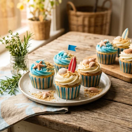 Beach Day Cupcakes recipe