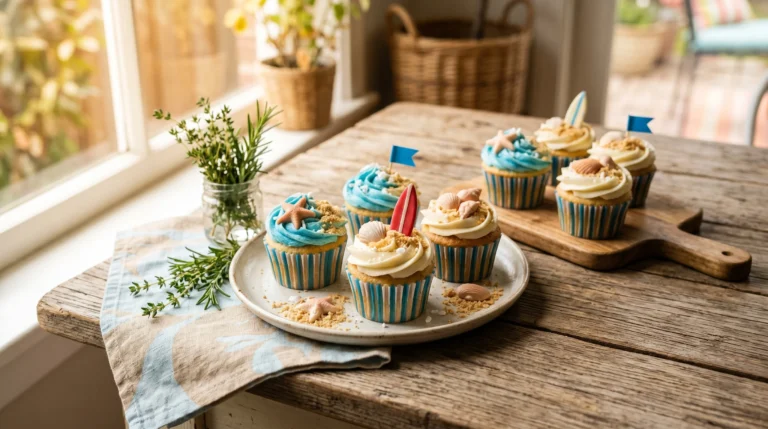 Beach Day Cupcakes recipe
