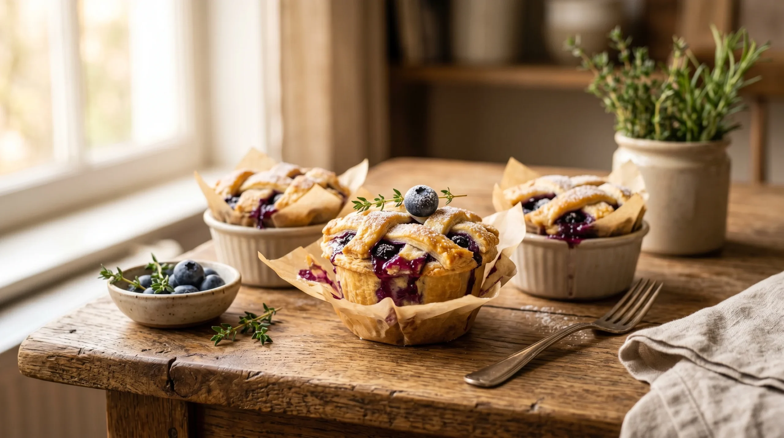 Blueberry Pie Cupcakes recipe