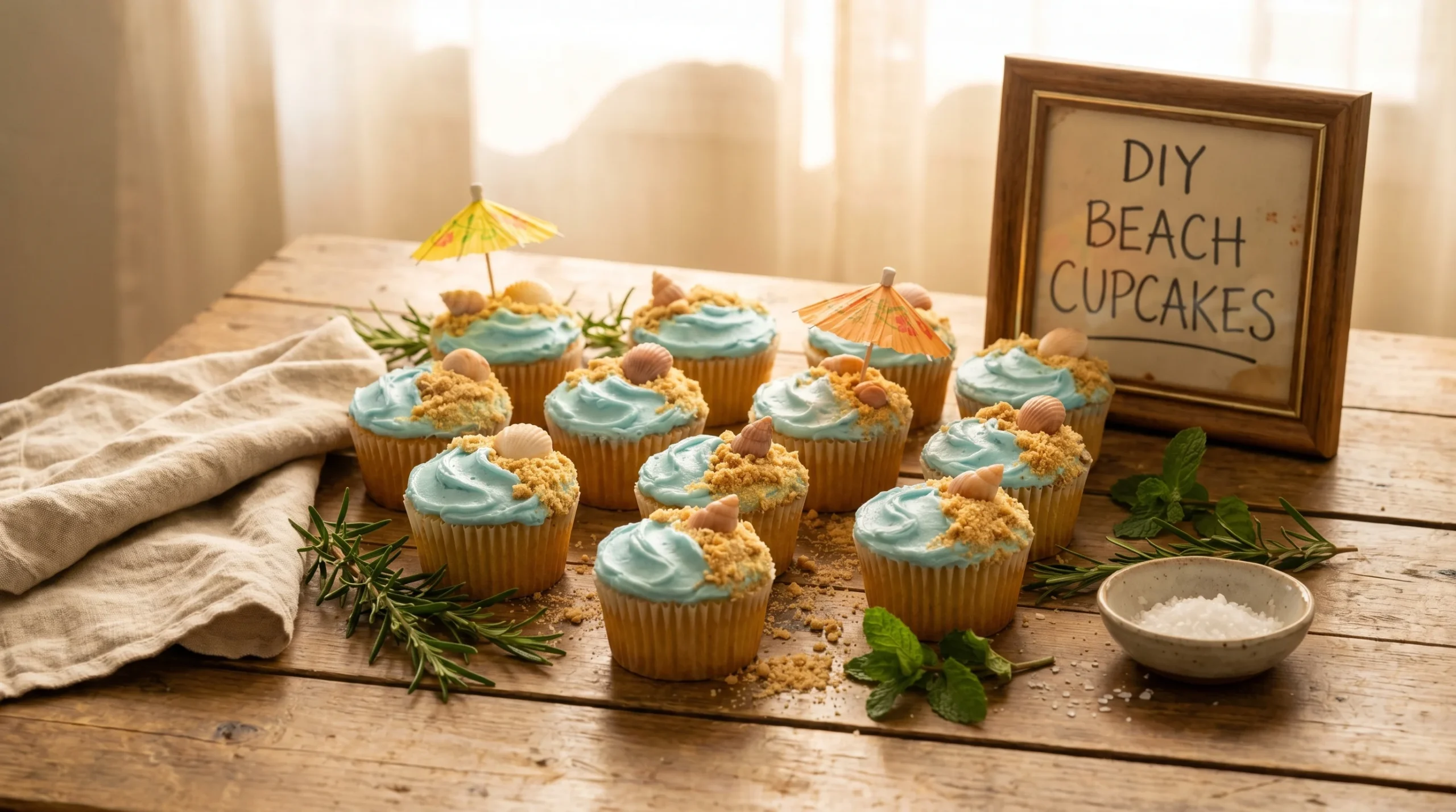 DIY Beach Cupcakes recipe