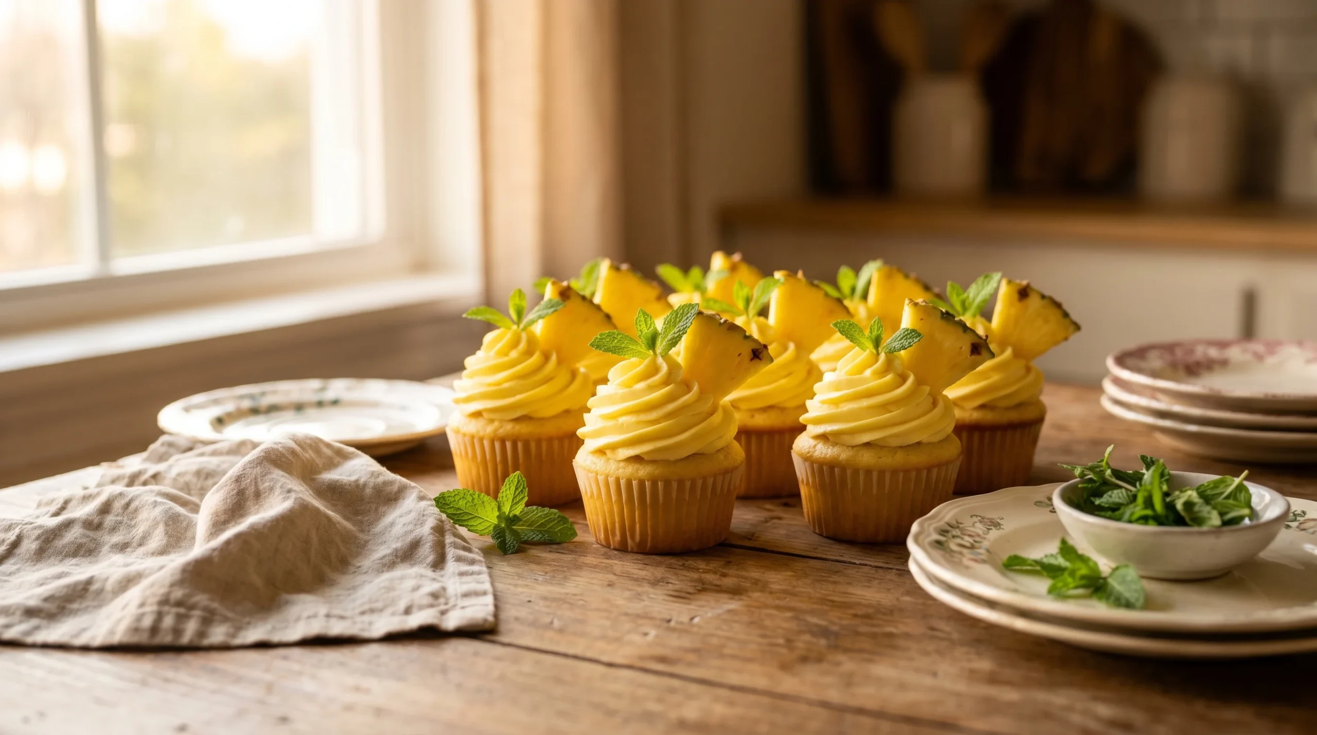 Dole Whip Cupcakes recipe