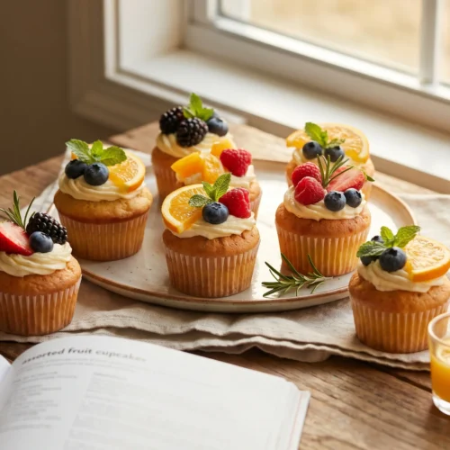Fruit Cupcakes recipe