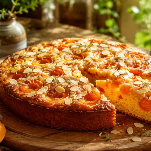 G&acirc;teau Abricot Amande recipe