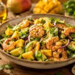 Salade Avocat Crevettes & Mangue recipe