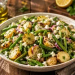 Salade Pommes de Terre Haricots Verts & Feta recipe