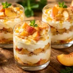Verrines P&ecirc;che Mascarpone & Miel recipe